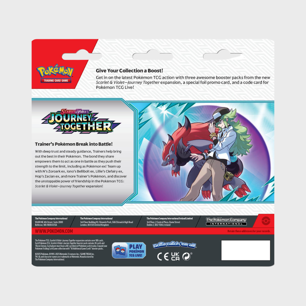 Pokémon Scarlet & Violet Journey Together 3 booster blister