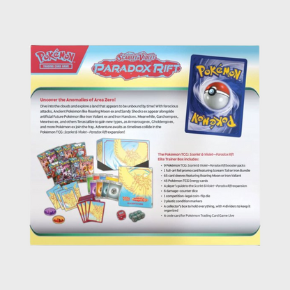 Pokémon Scarlet & Violet Paradox Rift Elite Trainer Box - Roaring Moon (ETB)