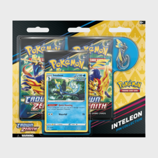 Pokémon Crown Zenith Pin Collection - Inteleon