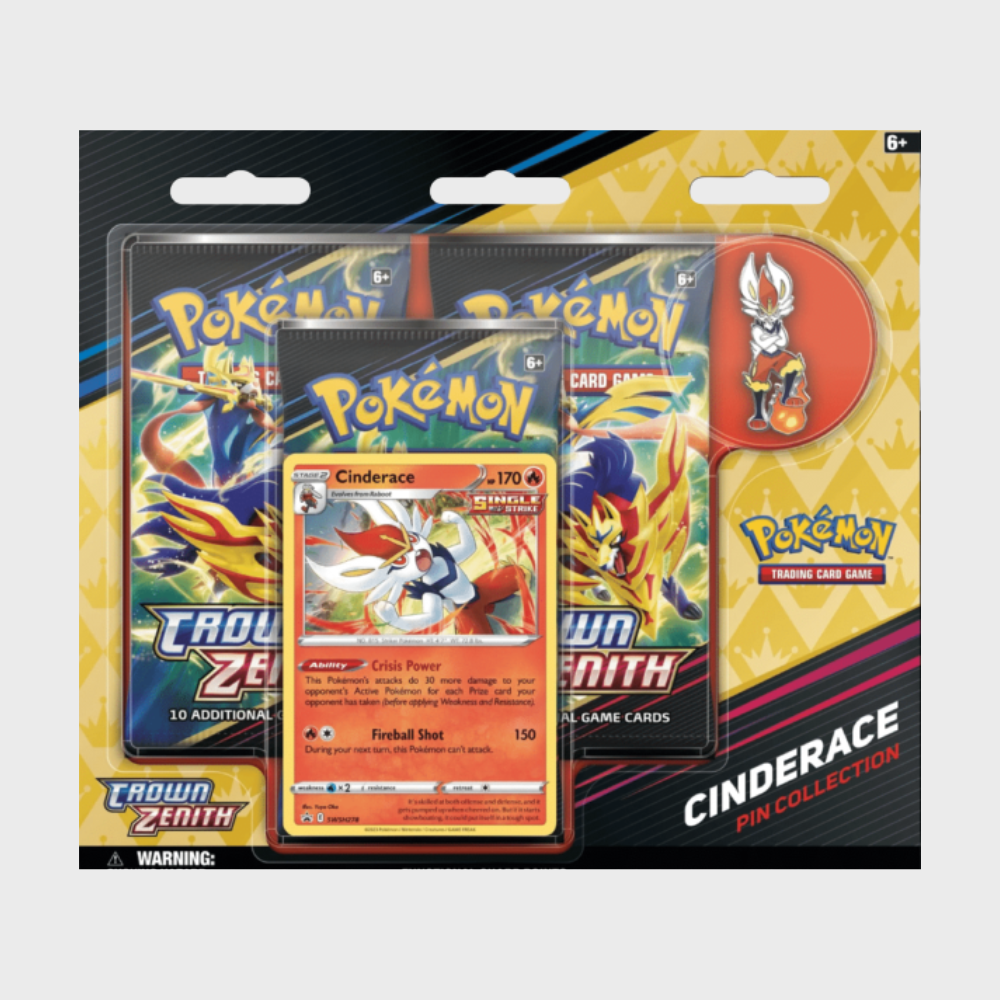 Pokémon Crown Zenith Pin Collection -  Cinderace