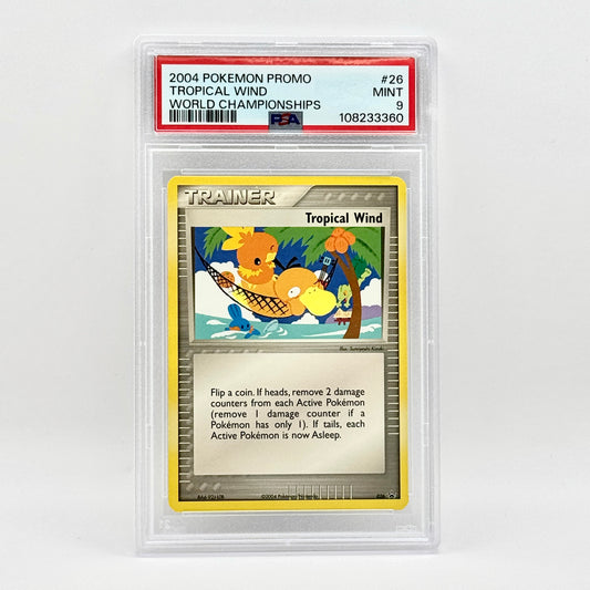 Tropical Wind Pokémon Promo psa graded 9