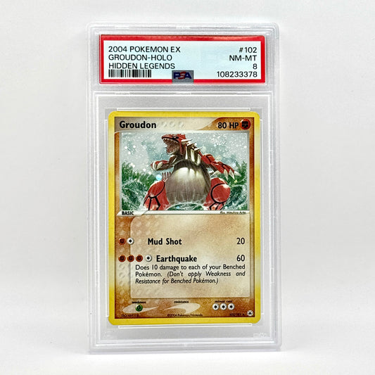 Groudon 102 psa graded pokemon 8