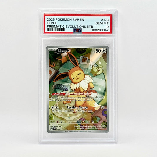 Eevee 173 promo psa 10 graded pokemon kaart