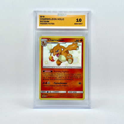 Charmeleon #SV7 Pokemon Hidden Fates graded UCG 10