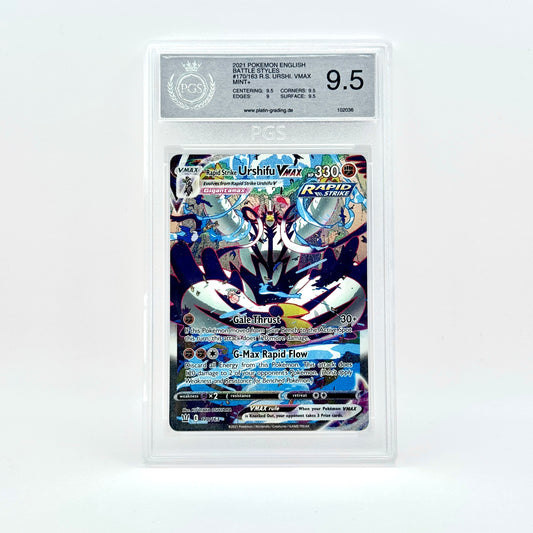 Rapid Strike Urshifu VMAX #170 Pokemon Battle Styles pgs graded 9.5
