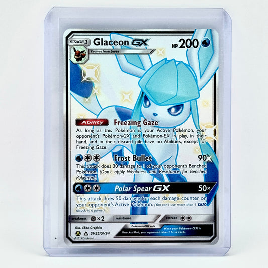 Glaceon GX #SV55 Pokemon Hidden Fates