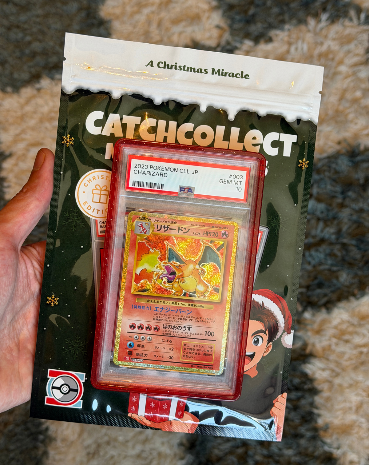 PRE-ORDER | CatchCollect Pokémon Christmas Mystery Bag PSA 10 Slab