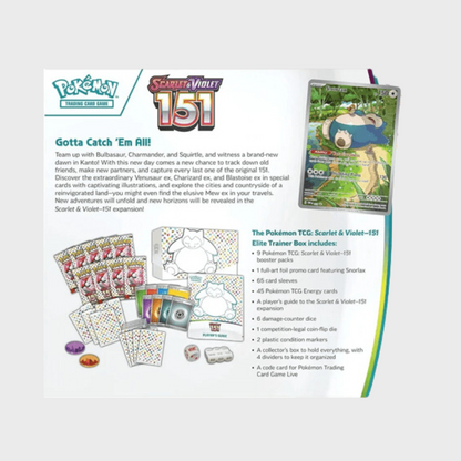 Pokémon TCG: Scarlet & Violet—151 Elite Trainer Box (ETB)