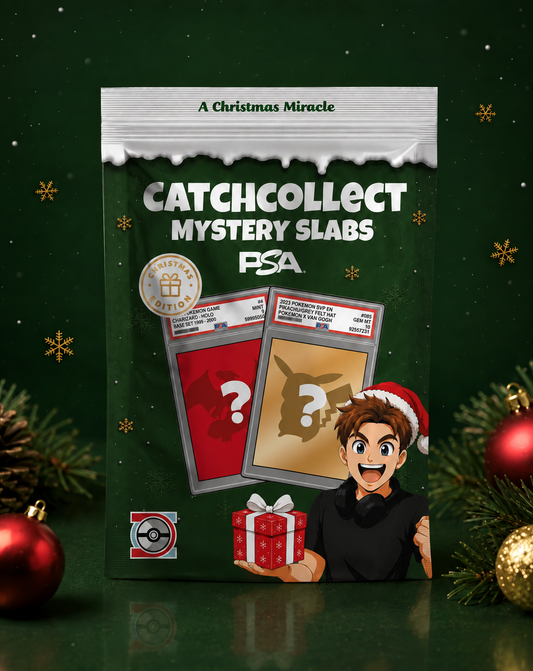 PRE-ORDER | CatchCollect Pokémon Christmas Mystery Bag PSA 10 Slab