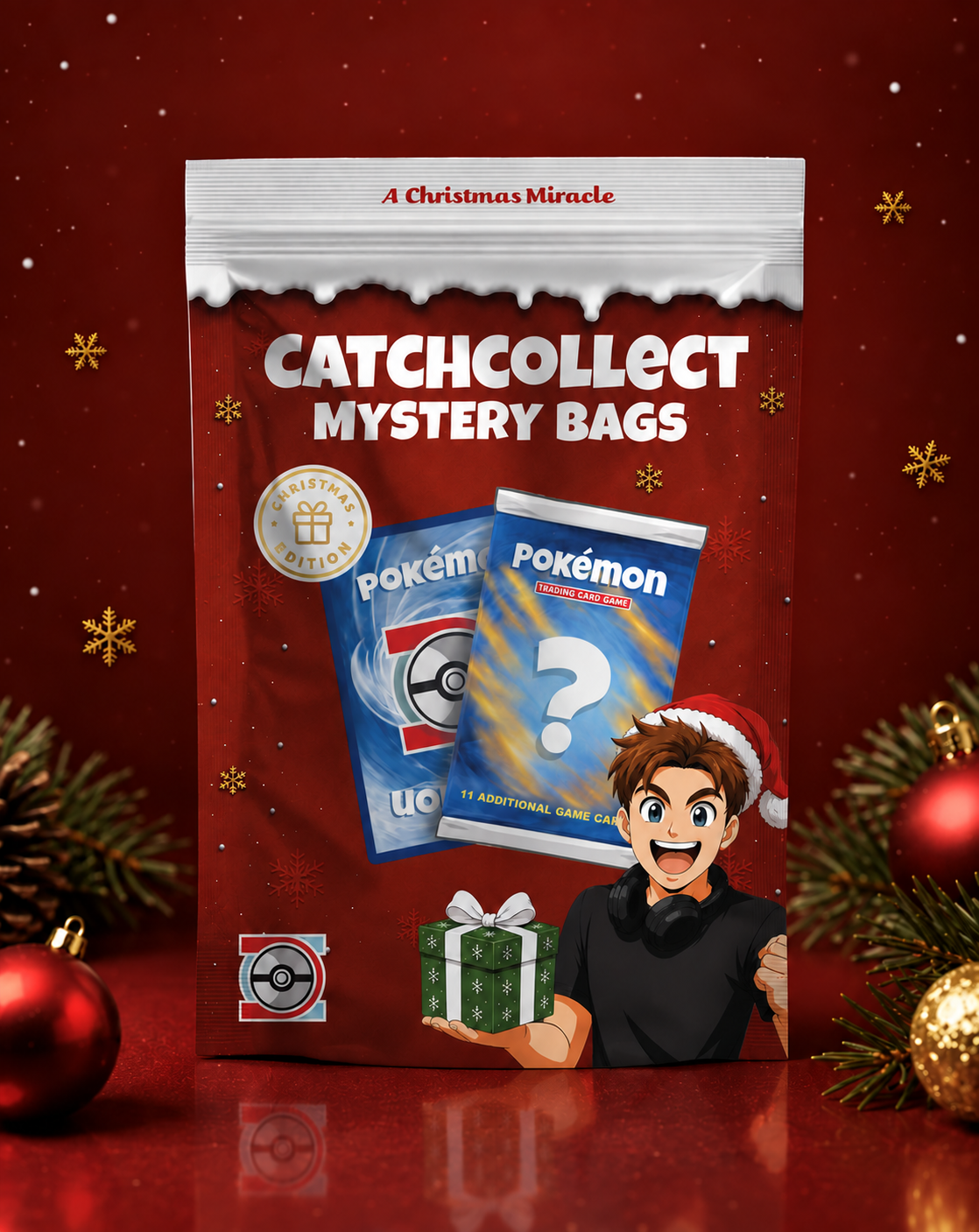 PRE-ORDER | CatchCollect Pokémon Mystery Bag (Christmas Edition)